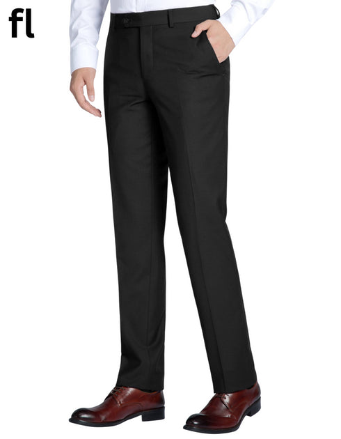 Men's Black Formal Premium Pant Suiting Stuff Export Quality